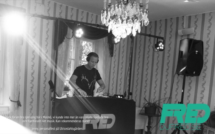 DJ Lund – bröllop och fest med DJ Fred 13